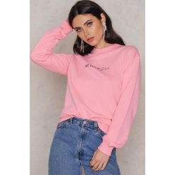 Bluzy rozpinane damskie: Statement By NA-KD Influencers Bluza Linn Ahlborg - Pink