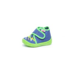Superfit Boys Kapcie Bully Rennauto water kombi - niebieski - Gr.Moda (6 - 24 miesięcy ). Niebieskie buciki niemowlęce marki Superfit, z tkaniny. Za 109,00 zł.