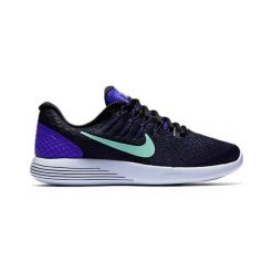 Nike LUNARGLIDE WMNS 8, 20 | URUCHOMIENIE | KOBIETY | LOW TOP | PRSN VLT / GRN GLW-BLK-DK PRPL D | 8. Buty sportowe damskie Nike, bez wzorów, bez rękawów, do biegania. W wyprzedaży za 447,89 zł.