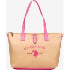 U.S. Polo Assn Patterson Fluo Torebka Różowy Beżowy. Różowe torebki klasyczne damskie U.S. Polo Assn., w paski, z materiału, bez dodatków. Za 343,95 zł.