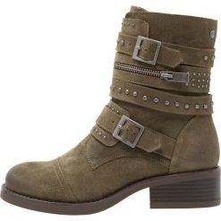 Botki damskie: DNA Footwear BV ZINZI Botki kowbojki i motocyklowe army green