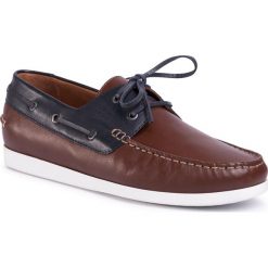 Mokasyny GINO ROSSI - MMU521-BARI-01 Camel. Pomarańczowe mokasyny męskie Gino Rossi, na co dzień, bez wzorów, ze skóry, eleganckie, bez zapięcia. Za 279,99 zł.