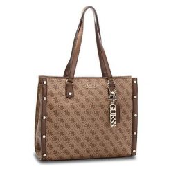 Guess Torebka Damska, Brązowa. Pomarańczowe torebki klasyczne damskie Guess, z aplikacjami, ze skóry, bez dodatków. Za 599,00 zł.