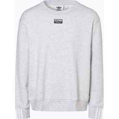 Adidas Originals - Męska bluza nierozpinana, szary. Szare bluzy męskie adidas Originals, m, z aplikacjami, z bawełny, bez kołnierzyka, bez rękawów, bez kaptura. Za 259,95 zł.
