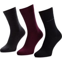 Zestaw 3 par wysokich skarpet męskich TOM TAILOR - 9003A Wine 324. Szare skarpetki męskie marki Tom Tailor, bez wzorów, z elastanu. Za 39,00 zł.
