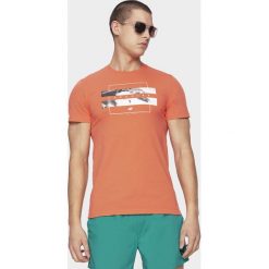 T-shirt męski. T-shirty męskie xxl, bez wzorów, z bawełny, bez kołnierzyka. Za 49,99 zł.