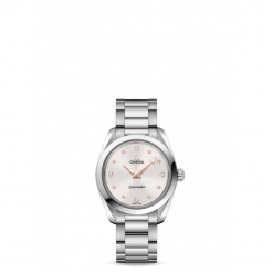 ZEGAREK OMEGA Seamaster Aqua Terra 150M 220.10.28.60.54.001. Szare zegarki damskie marki OMEGA, ze stali. Za 10700,00 zł.