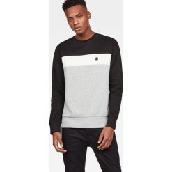 G-Star Raw - Bluza. Szare bluzy męskie marki G-Star RAW, s, bez wzorów, z elastanu, retro, z okrągłym kołnierzem, bez rękawów, bez kaptura. Za 329,90 zł.