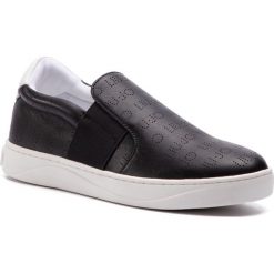 Tenisówki LIU JO - Tyra 06 B19033 P0102 Black 22222. Czarne półbuty damskie marki Liu Jo, bez wzorów, ze skóry, bez zapięcia. Za 599,00 zł.