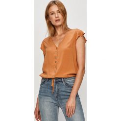 Haily's - Bluzka. Żółte bluzki damskie Haily's, na co dzień, s, bez wzorów, z wiskozy, casualowe, bez kołnierzyka, z krótkim rękawem. Za 59,90 zł.