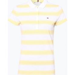 Tommy Hilfiger - Damska koszulka polo, żółty. Żółte koszulki damskie xxl, klasyczne, polo. Za 199,95 zł.