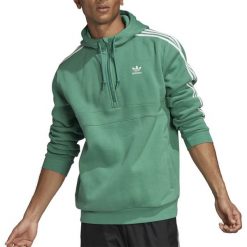 ADIDAS 3-STRIPES HOODIE > FM3766. Bluzy męskie Adidas, xl, bez wzorów, z bawełny, street, z kapturem, bez rękawów, z kapturem. Za 279,99 zł.