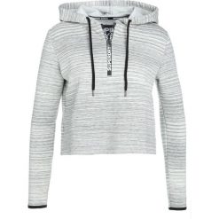Bluzy damskie: Superdry SPORT GYM TECH LUXE CROP HOOD Bluza z kapturem grey slub