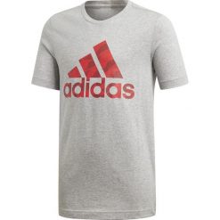 KOSZULKA ADIDAS BADGE OF SPORT (128). T-shirty chłopięce Adidas, bez wzorów, z bawełny, bez rękawów. Za 59,99 zł.