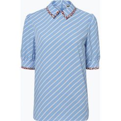 Essentiel Antwerp - Bluzka damska, niebieski. Niebieskie bluzki damskie Essentiel Antwerp, bez wzorów, bez kołnierzyka, bez rękawów. Za 729,95 zł.