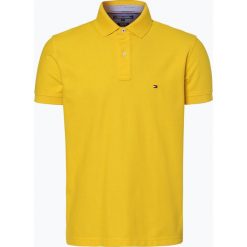 Tommy Hilfiger - Męska koszulka polo, żółty. Żółte koszulki polo męskie TOMMY HILFIGER, m. Za 299,95 zł.