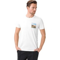 Jack & Jones Roberto Koszulka Biały. Białe podkoszulki męskie Jack & Jones, s, z nadrukiem, z bawełny, z krótkim rękawem. Za 56,95 zł.