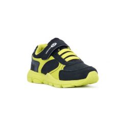 Buty Dziecko Geox 0054 N TORQUE. Zielone trampki chłopięce Geox, bez wzorów, bez zapięcia. Za 170,65 zł.