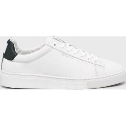 Gant - Buty Denver. Białe buty sportowe męskie marki GANT, ze skóry, na sznurówki. Za 569,90 zł.