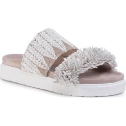 Klapki INUIKII - Women Raffia 70104-18 White. Brązowe klapki damskie Inuikii, bez wzorów, ze skóry, bez obcasa. Za 889,00 zł.