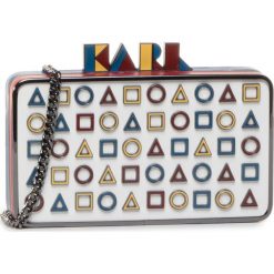 Torebka KARL LAGERFELD - 201W3131 Multi Bh. Białe torebki klasyczne damskie KARL LAGERFELD, bez wzorów, ze skóry, eleganckie, bez dodatków. W wyprzedaży za 729,00 zł.
