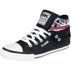 British Knights Roco Union Jack Buty sportowe czarny. Czarne buty skate męskie British Knights, z aplikacjami. Za 224,90 zł.
