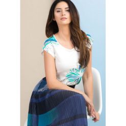 T-shirty damskie: T-shirt z kolorowym nadrukiem