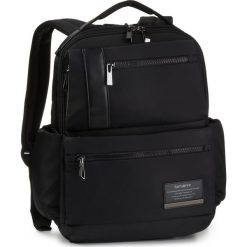 Plecak SAMSONITE - Laptop Backpack 77707-1465-1CNU Jet Black. Czarne torby męskie skórzane Samsonite, bez wzorów, ze skóry ekologicznej. Za 619,00 zł.