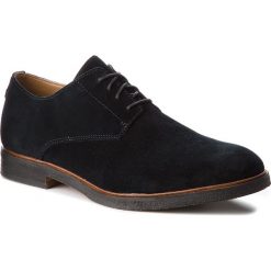 Półbuty CLARKS - Clarkdale Moon 261307637 Black Sde. Czarne półbuty skórzane męskie Clarks. W wyprzedaży za 299,00 zł.