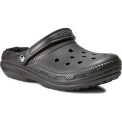 Klapki CROCS - Classic Lined Clog 203591 Black/Black. Czarne klapki męskie Crocs, z tworzywa sztucznego, bez zapięcia. Za 199,00 zł.