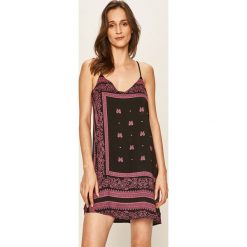 Dkny - Koszula nocna. Czarne piżamy damskie DKNY, s, bez wzorów, z poliesteru, bez kołnierzyka, bez rękawów. Za 269,90 zł.