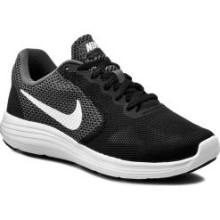 Buty NIKE - Revolution 3 819303 001 Dark Grey/White/Black. Czarne buty sportowe damskie Nike, bez wzorów, z tworzywa sztucznego, sportowe, do biegania, nike revolution. W wyprzedaży za 199,00 zł.