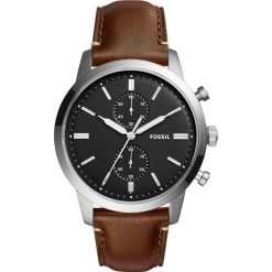 Zegarek FOSSIL - Townsman FS5280 Dark Brown/Silver/Steel. Pomarańczowe zegarki męskie marki Fossil. Za 669,00 zł.