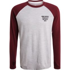 Podkoszulki męskie: Mons Royale CORESHOT RAGLAN LONGSLEEVE Podkoszulki burgundy/grey marl