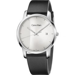 Calvin Klein City Zegarek Czarny Srebrny. Szare zegarki męskie Calvin Klein, srebrne. Za 1007,95 zł.