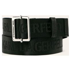 Karl Lagerfeld - Pasek. Czerwone paski damskie KARL LAGERFELD, w paski, ze skóry. Za 339,90 zł.