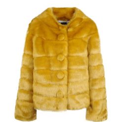 Twin-Set Futro. Kurtki damskie Twin Set, bez wzorów, z futra, długie. Za 459,00 zł.
