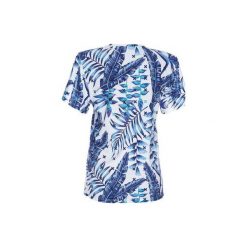 T-shirt Purple Zero. Niebieskie t-shirty damskie Who cares, bez wzorów, bez kołnierzyka. Za 89,99 zł.