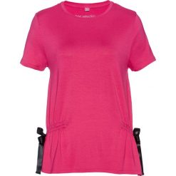 T-shirt z marszczeniem bonprix różowy flaming. Różowe t-shirty damskie bonprix. Za 69,99 zł.