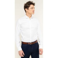 Koszula Tommy Hilfiger Tailored Oxford TT0TT01941. Białe koszule męskie Tommy Hilfiger Tailored, m, bez wzorów, z elastanu, biznesowe, bez kołnierzyka, bez rękawów. W wyprzedaży za 219,00 zł.