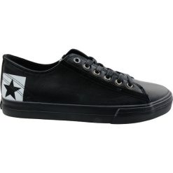 Trampki męskie BIG STAR EE174160,Kolor czarny. Czarne trampki męskie BIG STAR, bez wzorów, sportowe, bez zapięcia. Za 120,00 zł.