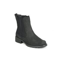 Botki Clarks ORINOCO CLUB. Czarne botki damskie Clarks, bez obcasa, bez zapięcia. Za 319,00 zł.