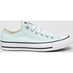 Converse - Tenisówki Chuck Taylor All Star. Zielone trampki i tenisówki damskie Converse, bez wzorów, z gumy, na sznurówki. W wyprzedaży za 229,90 zł.