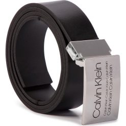 Pasek Męski CALVIN KLEIN - 3.5Cm Industrial Plaque Belt K50K504492 85 001. Czarne paski męskie Calvin Klein, w paski, ze skóry. Za 269,00 zł.
