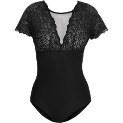 Chantelle PYRAMIDE Body black. Czarne bluzki body Chantelle, z elastanu. Za 369,00 zł.