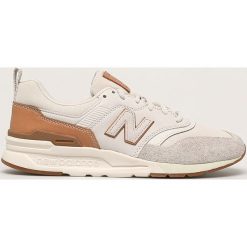 New Balance - Buty CM997HAF. Białe sneakersy męskie New Balance, ze skóry, na sznurówki. W wyprzedaży za 349,90 zł.
