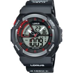 Zegarek Lorus. Czarne zegarki męskie sztuczne. Za 199,00 zł.