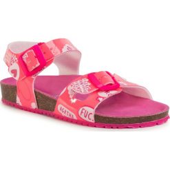 Sandały AGATHA RUIZ DE LA PRADA - 202987 D A-Fucsia. Różowe sandały dziewczęce Agatha Ruiz de la Prada, ze skóry ekologicznej, bez zapięcia. Za 179,00 zł.