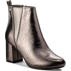 Botki BIG STAR - Y274280 Grey. Brązowe botki damskie na obcasie marki BIG STAR, ze skóry ekologicznej, retro. W wyprzedaży za 159,00 zł.