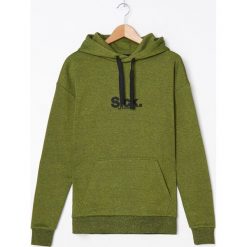 Melanżowa bluza z kapturem - Zielony. Zielone bluzy męskie House, s, bez wzorów, z kapturem, bez rękawów, z kapturem. Za 99,99 zł.